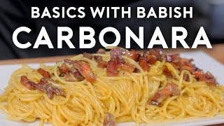 Carbonara  Basics with Babish [upl. by Margot128]