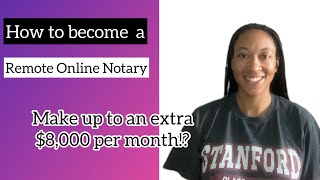 How to become a Remote Online Notary  Beginners Guide  Make Money Online amp From Home 2022 [upl. by Nasya]