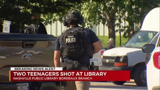 2 injured in shooting at Nashville TN library [upl. by Hildegard359]