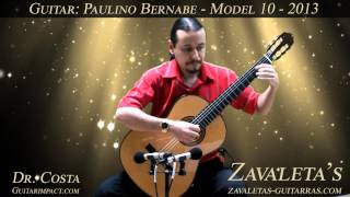 2013 Paulino Bernabe Model 10 Classical Guitar Spruce [upl. by Ardnek892]