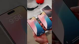 iPhone 16 Pro vs iPhone 16 Pro Max Natural vs Desert Titanium [upl. by Nisbet]