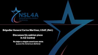 Brigadier General Carlos Martinez discusses taking care of all Americans well being [upl. by Analra]