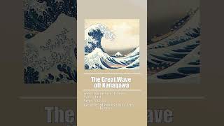 Hokusai’s Iconic Wave Art Beneath the Tsunami 🌊🌅 art history [upl. by Hanid]