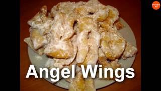 Christmas Angel Wings  Polish Chruściki  Faworki  Bow Ties Recipe  przepisTV [upl. by Anawed]