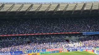 Festa SURREAL da torcida do Cruzeiro na partida contra o Sampaio Correia [upl. by Namolos]