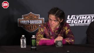 Claudia Gadelha wont accept Joannas apology [upl. by Enoid]