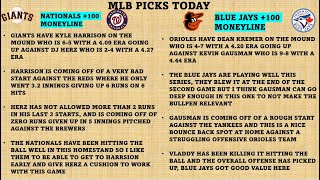 MLB Picks and Rundown August 8th Best Bets Today [upl. by Notxed]