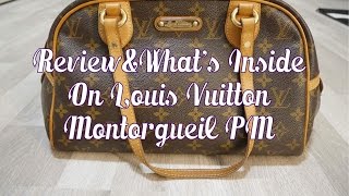 Louis Vuitton Montorgueil PM Review Whats Inside Maria Gracia [upl. by May190]