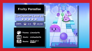 Rolling Sky  Fruity Paradise CoCreation Level 28  5 Stars  Derrdog [upl. by Oiril]