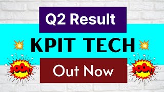 KPIT q2 results • Kpit q2 results 2025 •Kpit share latest news • Kpit technologies share latest news [upl. by Yelak413]