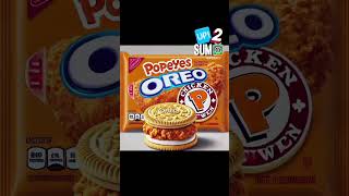 Oreo Cookies 🍪 Popeyes they trying to kill us whazupcrew popeyes oreocake [upl. by Rolat]