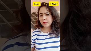 Less vs FewerWhat is the meaning of fewer in hindiLess का क्या मतलब हैस्पोकन इंग्लिशvocabulary [upl. by Afihtan714]