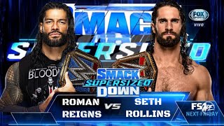 Roman regines Brock Lesnar John Cena vs seth Rollins AJ styles drew McIntyre 6 man tag team match [upl. by Halette]