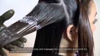 Brazilian Keratin Application Process FULL Version [upl. by Alaham]