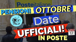 ✅ UFFICIALE PENSIONI OTTOBRE 2023❗️CALENDARIO PAGAMENTI in POSTE SCAGLIONATI PER COGNOMI 📅 [upl. by Alburga393]