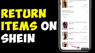 How To Return Items On SHEIN EASY [upl. by Amelus904]