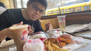 IS WENDYS EDIBLE IN 2023 Reviewing the Pretzel Baconator Loaded Nacho Cheeseburger and more [upl. by Anital]