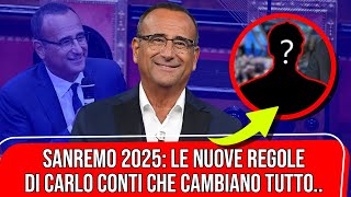 Sanremo 2025 Nuove Regole e Super Ospiti Ecco Tutto quello che Devi Sapere 🌟 [upl. by Zurc924]