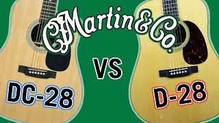 Martin DC28 vs D28 Comparison [upl. by Lladnar869]