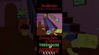 TREEHOUSE OF HORROR 36 TRAILER aka DAEADBARTAVI treehouseofhorror simpsons horror [upl. by Edia]