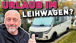 Wohnmobil als Leihwagen 👀Geht das Wäre das interessant für Euch [upl. by Marozas]