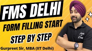 FMS Delhi registration starts How to fill FMS Delhi form Step by step guide  FMS Delhi 2024 [upl. by Wende]