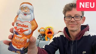 Kinder Weihnachtsmann Milky Caramel im Test  Mega Top oder epic Flop [upl. by Ytsirk]