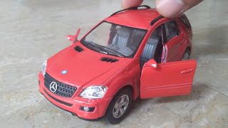 Mercedes Benz ML 350 Diecast Model Car by Kinsmart 136 Scale  Miniature Automobiles Collectibles [upl. by Martie]