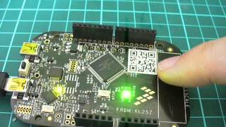 Freescale FRDMKL25Z touch sensor demonstration [upl. by Ettevol]