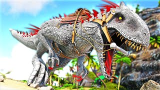 My NEW Alpha Indominus Rex is a BEAST  ARK MEGA Modded 14 [upl. by Weingarten]