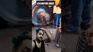 🔥Boggei locomotive wheels making in plant automobile mechanic mechanical machine metalbrake ✅ [upl. by Ramunni]