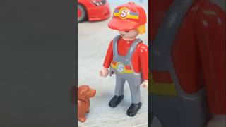 Hund verursacht Unfall an der Tankstelle seratus1 playmobil [upl. by Minoru]