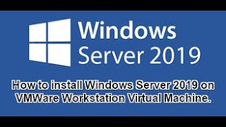 Windows Server 2019 VM Installation [upl. by Dorothi780]