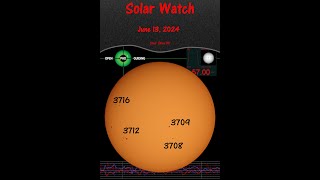 🌞 New Sunspots  LIVE  Solar Watch 20240613 [upl. by Deering]