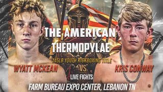 AFL 6 Wyatt McKean vs Kris Conway [upl. by Trefor536]