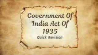 Govt of India Act 1935 and 1945 Part4 [upl. by Aralc]