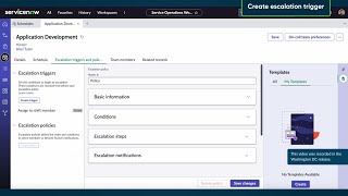 Create an escalation trigger and policy [upl. by Eskill875]