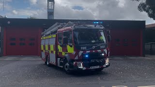 DN93P1 Tadcaster Fire Station’s first pump turnout [upl. by Anirat]