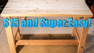 Build a Super CHEAP and EASY DIY Desk [upl. by Dunkin599]