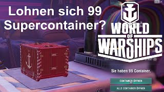 31 Opening 99 Supercontainer  World of Warships Deutsch German WOWS [upl. by Kire127]