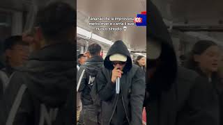 Tananai sorprende tutti in metro a Milano cantando nuovi brani dal nuvoo album CALMOCOBRA  RDSnews [upl. by Guglielma]