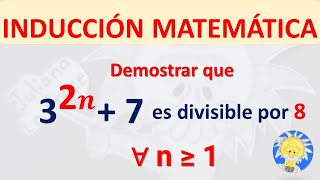 📌 INDUCCIÓN MATEMÁTICA  Cómo demostrar DIVISIBLILIDAD por INDUCCIÓN MATEMÁTICA  Juliana la Profe [upl. by Deedahs]