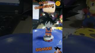 GOKU CUBEECRAFTPAPERCRAFTPAPEKURAARTEPAPELMANUALIDADES [upl. by Dewain979]