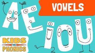 Short Vowels  a e i o u  Fun Phonics  Learn to Read  Kids vs Phonics [upl. by Lindbom583]