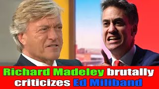 GMBs Richard Madeley slams Ed Miliband with brutal Trump criticism [upl. by Eterg699]