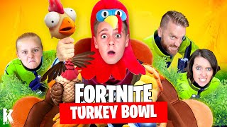 Fortnite TURKEY BOWL 1v1v1v1 KCity Gaming Family Battle [upl. by Oiredised]