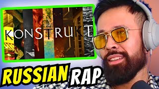 FIRST Reaction to RUSSIAN Rap KONSTRUKT [upl. by Aerdied339]