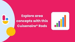 Explore area concepts with this Cuisenaire® Rods  Brainingcamp [upl. by Gnilrits]