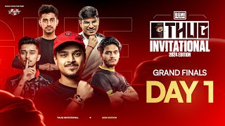 Thug Invitational 2024  Grand Finals D1  BGMI  Ft iQOO SouL GT Carnival Gaming etc [upl. by Bach]