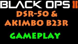 Black Ops 2 DSR50 amp B23R Akimbo Machine Pistols Gameplay NEW Weapons Identified [upl. by Malan]